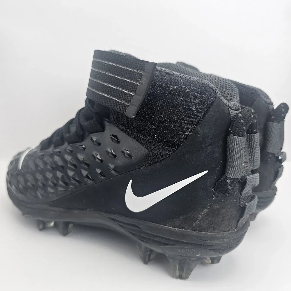 Nike Force Savage Elite 2 Football Cleats Black White AH4000-002 Men's 7.5